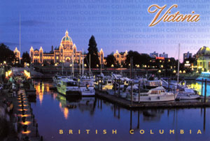 Provincial Legislative Buildings and the Inner Harbour, Victoria