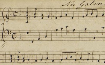 15 207 Score for Nos Galan or Deck the Halls copied by Jane Austen Credit The Jane Austen Memorial Trust web.jpg SIA JPG fit to width INLINE