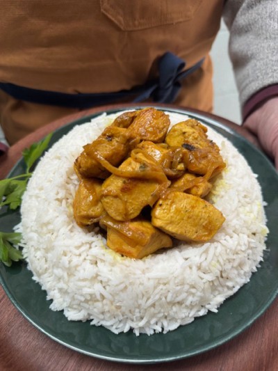 Chicken Curry over white rice