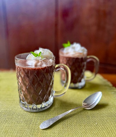 Mugs of cocoa