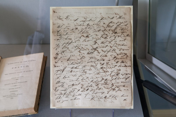 Helen Maria Williams Letter