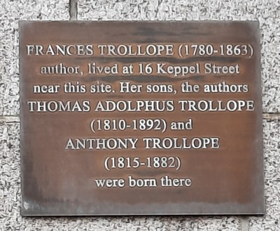 trollope sign trollope sign