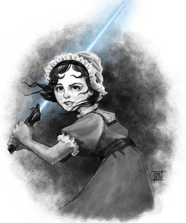 jane austen lightsaber