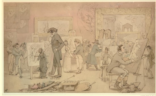Fig. 16 Chalon Students at the British Institution Fig. 16 Chalon Students at the British Institution