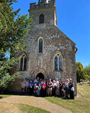 StNicholas Church with Tour Group StNicholas Church with Tour Group