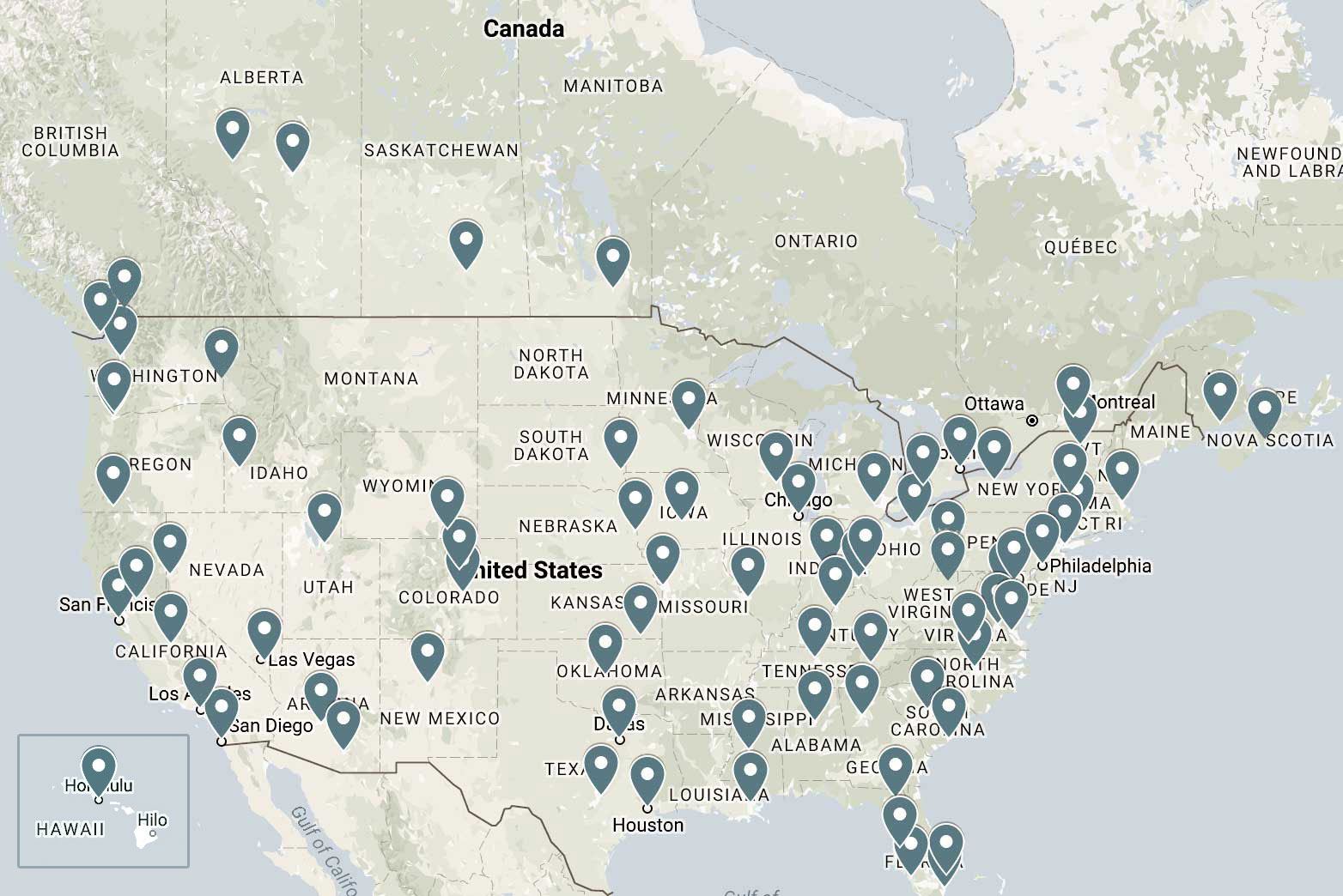 Regions Map